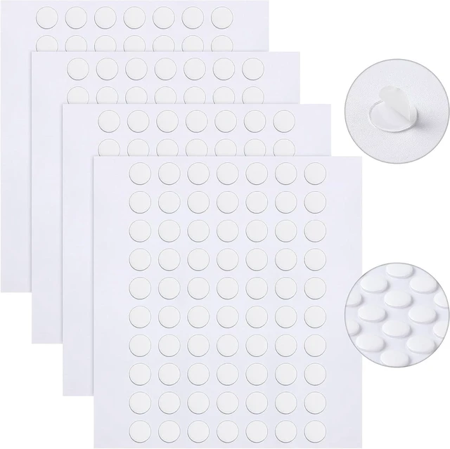 Main image of 6 mm Sticky Dots,140 Pcs Round Putty Clear Tape for DIY Crafts | Sticky Tack Points Tape for School Office,Heavy Duty No Trace Poster Adhesive Mounting Tape for Removable Balloons Stickers