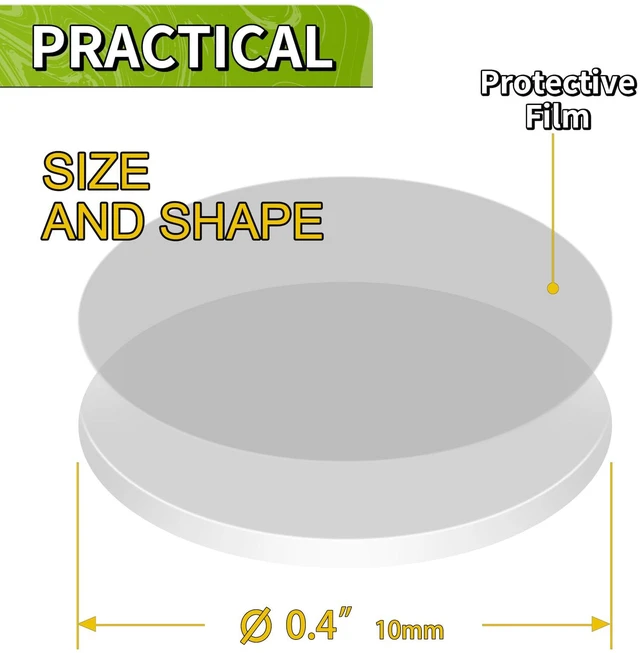 Alt view image 2 of 7 - 500Pcs Double Sided Adhesive Dots, 0.4" Clear Removable Adhesive Mounting Putty, Waterproof No Trace Dots Adhesive Putty for Poster Picture Festival Decoration Museum (10mm)
