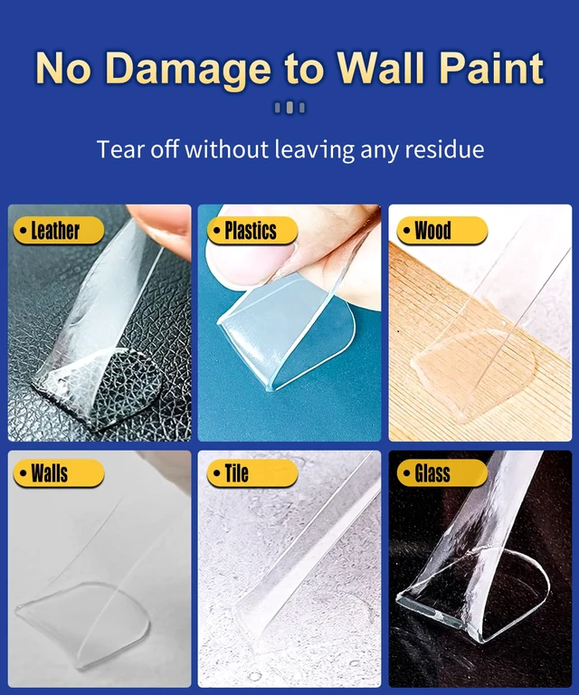 Alt view image 3 of 7 - Removable Adhesive Dots, No Trace Museum Poster Mounting Putty | 504 Pcs Sticky Tack Putty Clear Glue Sticky Dots Double Sided Tape for Festival Decor Picture Craft Balloon, Round 0.39"