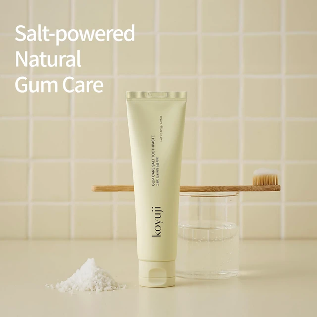 Alt view image 2 of 7 - Gum Care Salt Toothpaste - Natural Toothpaste, Fluoride Free, SLS Free, Foamless, Vegan, Gum Health. Sensitive Teeth, Keep Mouth Moist. (4.23 Fl Oz (Pack of 1), Gum Care Salt)