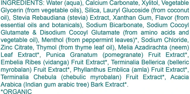 Alt view image 2 of 6 - Botanique Complete Care Toothpaste, Spearmint Flavor, Fights Plaque, Freshens Breath, Fluoride Free, No Artificial Flavors, SLS Free, Cruelty Free, Foaming, 5.29 Oz, 1 Pack