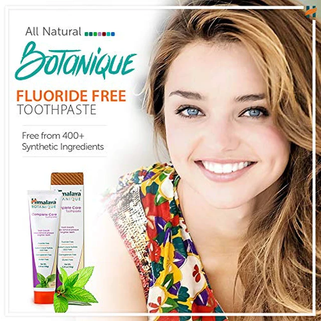 Alt view image 4 of 6 - Botanique Complete Care Toothpaste, Spearmint Flavor, Fights Plaque, Freshens Breath, Fluoride Free, No Artificial Flavors, SLS Free, Cruelty Free, Foaming, 5.29 Oz, 1 Pack