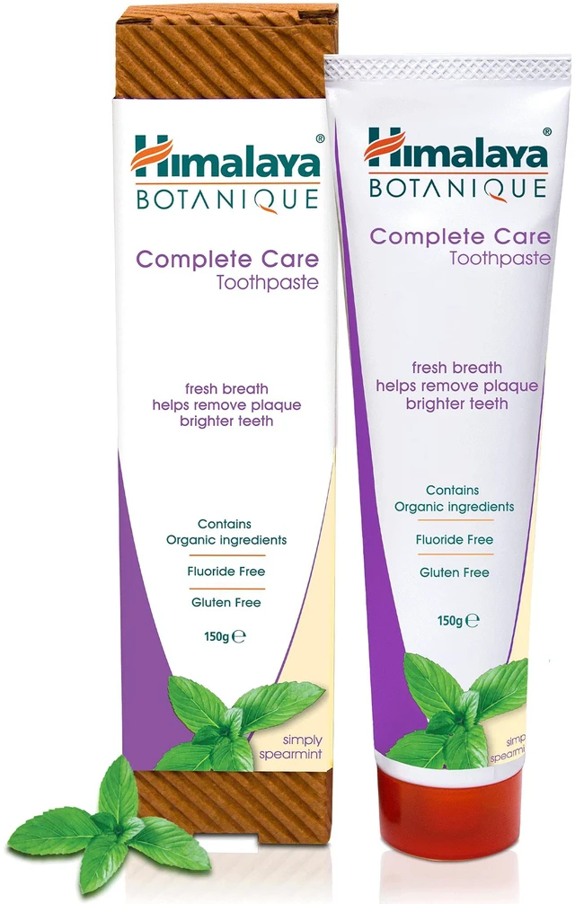 Main image of Botanique Complete Care Toothpaste, Spearmint Flavor, Fights Plaque, Freshens Breath, Fluoride Free, No Artificial Flavors, SLS Free, Cruelty Free, Foaming, 5.29 Oz, 1 Pack