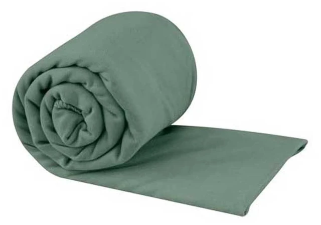 Main image of Pocket Towel, Large, Sage | Lightweight, packable microfiber towel fits in a jacket pocket for camping, backpacking, travel, and trips to the gym