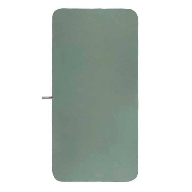 Alt view image 2 of 7 - Pocket Towel, Large, Sage | Lightweight, packable microfiber towel fits in a jacket pocket for camping, backpacking, travel, and trips to the gym