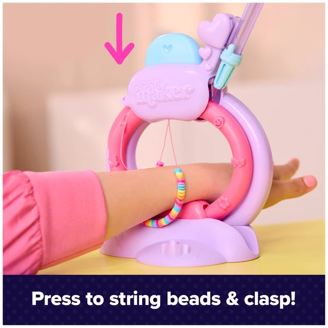 Alt view image 6 of 7 - Cool Stack'd Heishi Studio Bracelet Making Kit, Ages 7+ | Stack, String & Snap 15 Friendship Bracelets, Beading Pen & 1200 Beads, Easy DIY Arts & Crafts, Birthday Gifts Idea for Girls