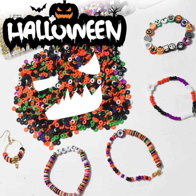 Alt view image 5 of 6 - 3200+pcs Polymer Clay Beads Charms Friendship Bracelet Necklace Earring Jewelry Making kit, Accessories for Arts Crafts DIY Gifts for Women Girls ((3200+Pcs))