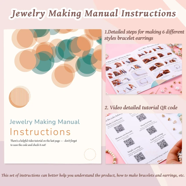 Alt view image 4 of 6 - 1927PCS Jewelry Making Supplies Kit for Adults,Natural Stone Beads | for Irregular Natural Stone, Charm Bracelet Making Kit, Complete Craft Kit for DIY Bracelet/Necklace/Earring/Rings