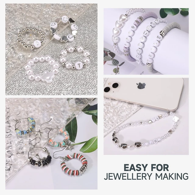Alt view image 7 of 7 - 3 Boxes Clay Beads for Bracelet Making Friendship Bracelets Gifts | 56 Fashion Colors,Collaborate on Making Bracelets,DIY Outfit Accessories,Creative and Meaningful Gift