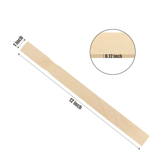 Alt view image 4 of 6 - 25 Pack Paint Stir Sticks, 12 Inch Wooden Paint Sticks for Mixing, Paint Stirrers, Garden and Library Markers