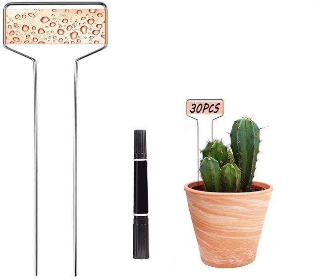 Main image of 30pcs Plant Labels Copper Plant Markers for Outdoor Plants 6inch Plant Labels for Seedlings Outdoor Garden Waterproof Plant Tags and Labels for Flower Vegetable Herbs Greenhouse (6 in, Copper)