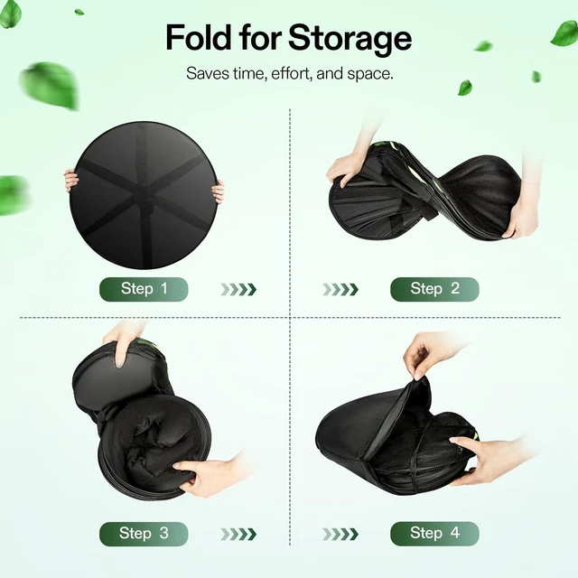 Alt view image 5 of 7 - 4-Layer Mesh Drying Rack Hanging Design with Green Zippers for Dehydrating, Indoor and Outdoor Pruning Shears Included