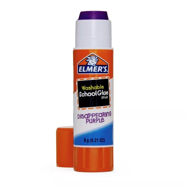 Alt view image 5 of 6 - Disappearing Purple School Glue Sticks, 0.21 oz, Pack of 2 (E522) 4 Pack