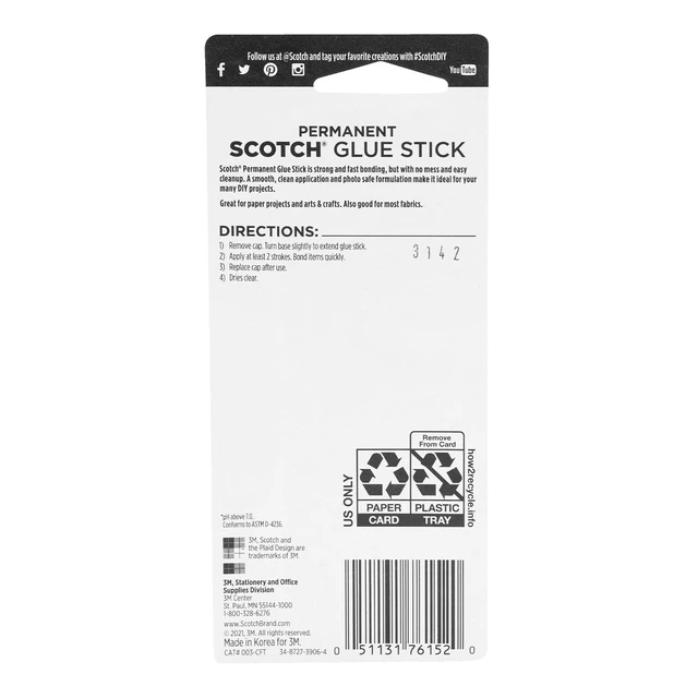 Alt view image 2 of 2 - Scotch Craft Stick 1.41-Ounce, Packaging may vary