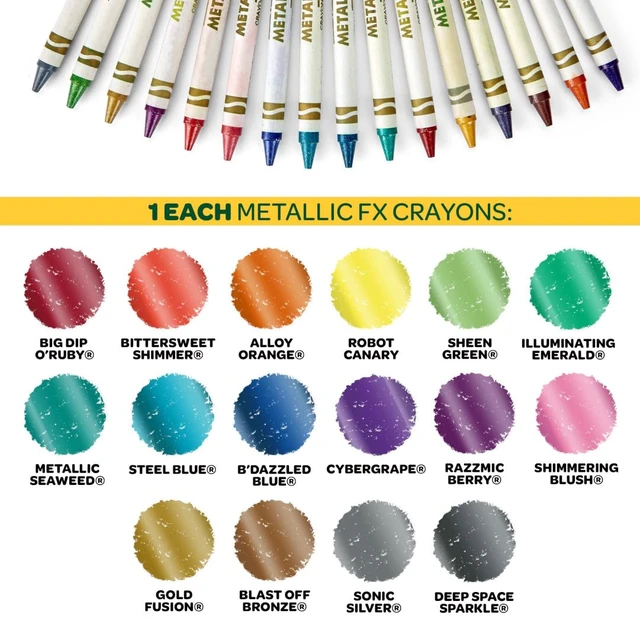 Alt view image 5 of 7 - Ultimate Crayon Box Collection 152ct, Bulk School Supplies for Kids | Cute School Supplies, Bulk Crayons Caddy, Kindergarten & Elementary Classroom Must Haves, Gift for Kids, Ages 3+