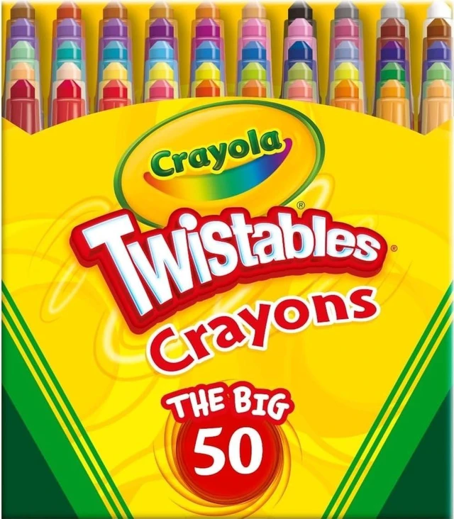 Main image of Mini Twistables Crayons for Kids (50ct), Cute Back to School Supplies for Kids, Crayons for Coloring Books, Gift for Toddlers Girls & Boys, Arts & Crafts, 3+