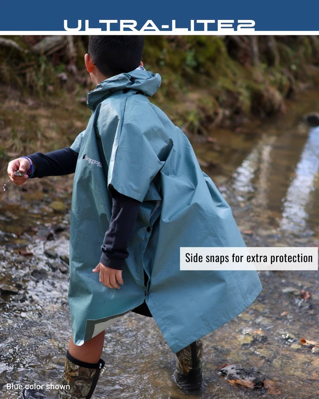 Alt view image 4 of 7 - Ultra-Lite2 Youth Waterproof Breathable Poncho