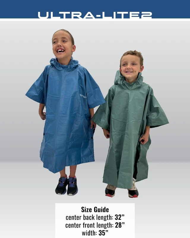 Alt view image 6 of 7 - Ultra-Lite2 Youth Waterproof Breathable Poncho