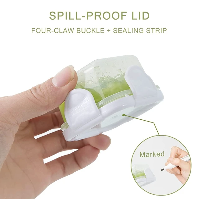 Alt view image 4 of 7 - 6Pcs Mini Food Storage Containers, Leakproof Lids, Condiment Sauce Containers, Mini Freezer Storage Containers Airtight Containers, Dishwasher Freezer and Microwave Safe, 2oz