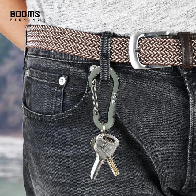 Alt view image 5 of 7 - CC5 Multi-Use Carabiner Clips, 10 Pack 2.7" Small Caribeener Clips, Mini Keychain Caribeaner Clip, Aluminum D Ring Carabiners, Gun Metal
