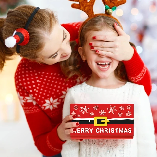Alt view image 7 of 7 - 6Pcs Christmas Money Holders Cards Booklet for Christmas Cash Gifts | 6-Slot each Bill & Gift Card Holder for Xmas Gifts, Xmas Money Holder for Cash Gift Ideas