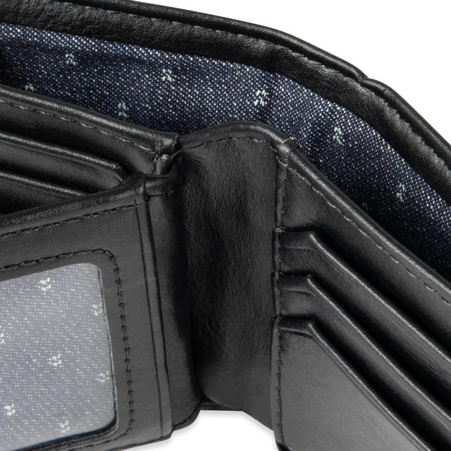 Alt view image 6 of 7 - Men's Extra Capacity Slimfold Wallet, Charcoal Black, One Size