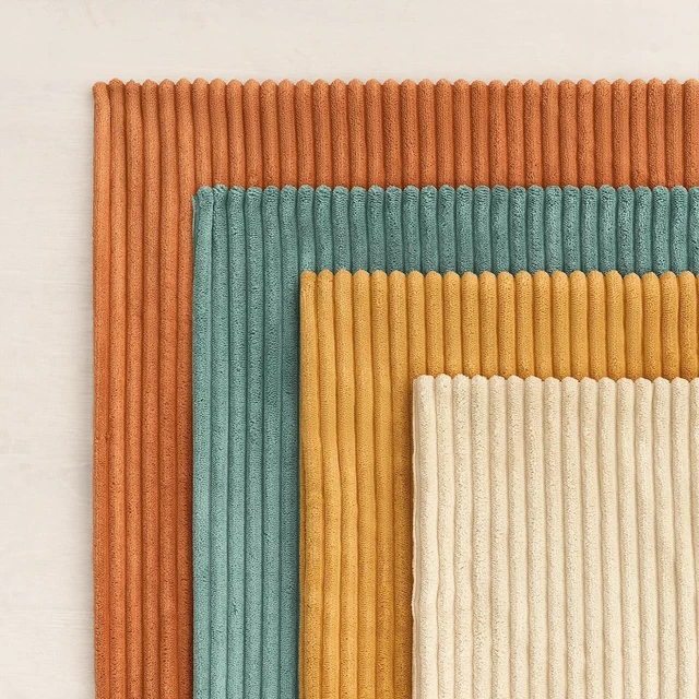 Alt view image 3 of 7 - Decorative Throw Pillow Covers Cushion Cases, Set of 4 Soft Velvet Modern Double-Sided Designs, Mix and Match for Boho Farmhouse Fall Home Decor (18x18 inch, Orange/Teal)