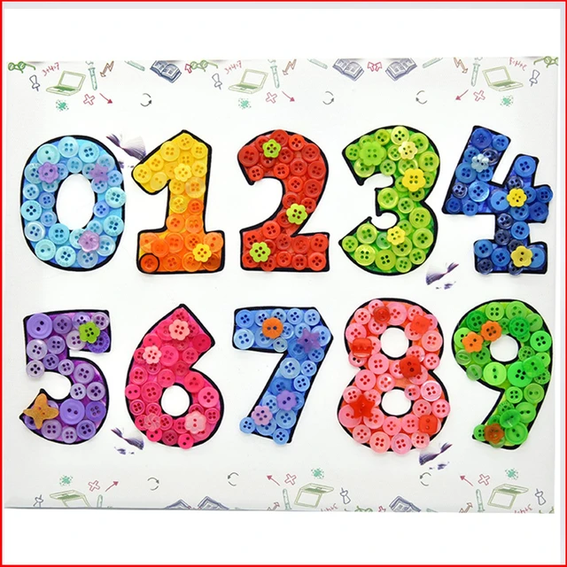 Alt view image 7 of 7 - 500-700PCS Asst Color&Size Art Buttons for Crafts with 60Inch Tape Measure | With 60in Tape Measure
