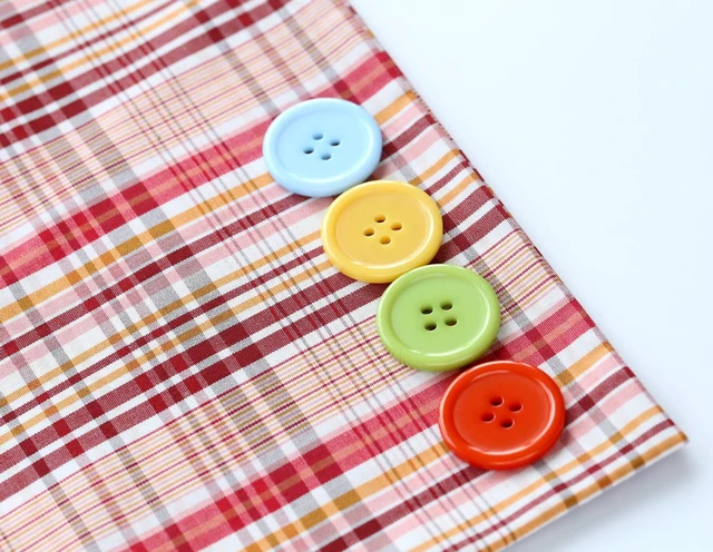Alt view image 6 of 6 - 1 Inch (25mm) 15 Colors Assorted Buttons Sewing Flatback Button Multicolors Pack of 90 with Box (Each Color 6 pcs)
