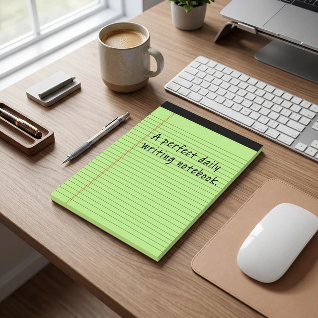 Alt view image 5 of 7 - 5Pack Note Pads 5x8,Legal Pads Multicolor College Ruled Legal Pads | 30 Sheets/Pad,Easy To Peel Off Memo Scratch Pads For Office Supplies,School,Work And Daily To-Do Lists