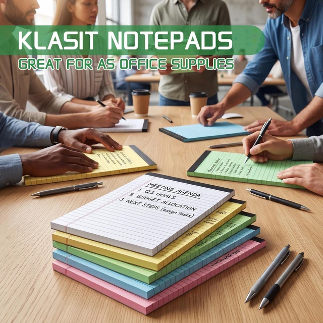 Alt view image 7 of 7 - 5Pack Note Pads 5x8,Legal Pads Multicolor College Ruled Legal Pads | 30 Sheets/Pad,Easy To Peel Off Memo Scratch Pads For Office Supplies,School,Work And Daily To-Do Lists