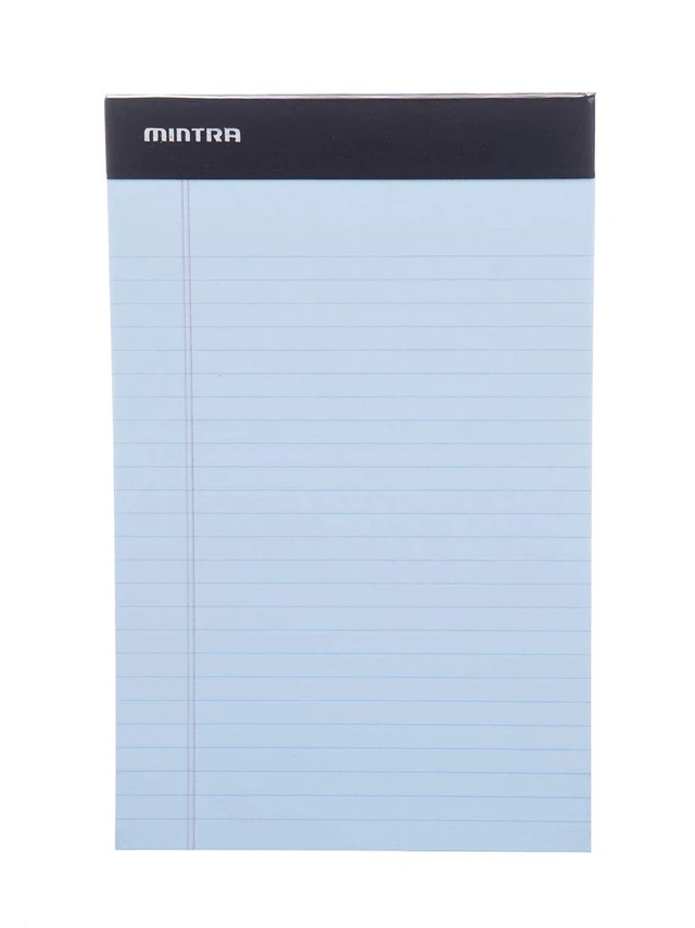 Alt view image 2 of 7 - Colorful Legal Pads - Includes 2 Blue, 2 Pink, and, 2 Green Writing Pads, Micro Perforated Lined Sheets, Ideal for Professional & Personal Use, 5"x8" Narrow Ruled, 6 pack Basic Pastel