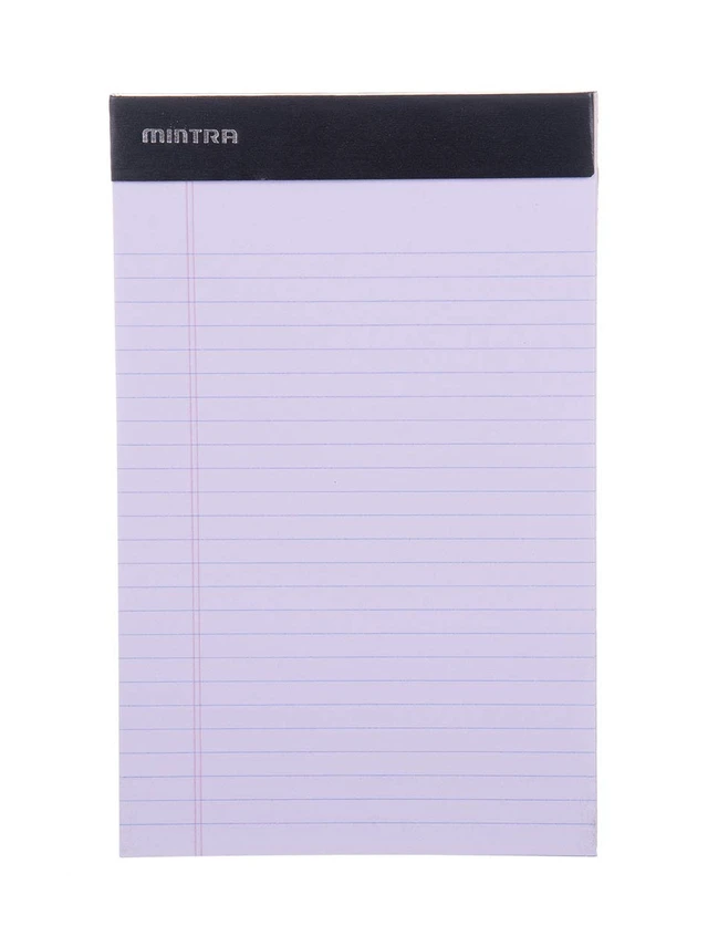 Alt view image 4 of 7 - Colorful Legal Pads - Includes 2 Blue, 2 Pink, and, 2 Green Writing Pads, Micro Perforated Lined Sheets, Ideal for Professional & Personal Use, 5"x8" Narrow Ruled, 6 pack Basic Pastel