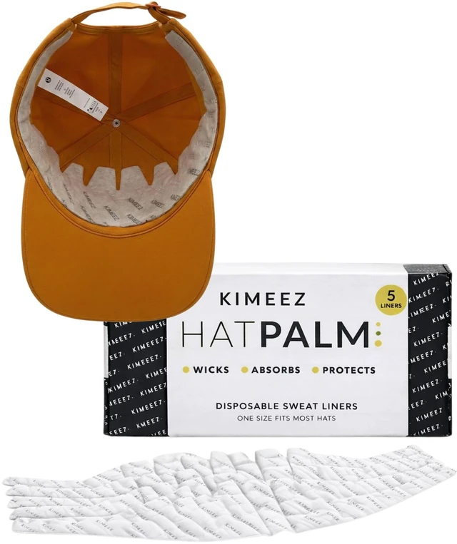 Main image of Disposable Hat Liner, Hat Sweat Liners for Cap Protection, Pack of 5 | Easy Peel & Stick Application, Helps Protect Hats from Makeup & Sweat, Keeps Hats Fresh All Day