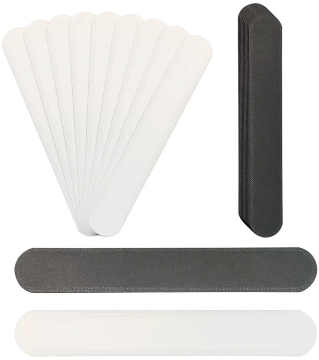 Main image of 20Pcs Tape Caps Sweatband Hat Liner Absorbent Sweat Pad for Skin Friendly Absorbent Sweat White