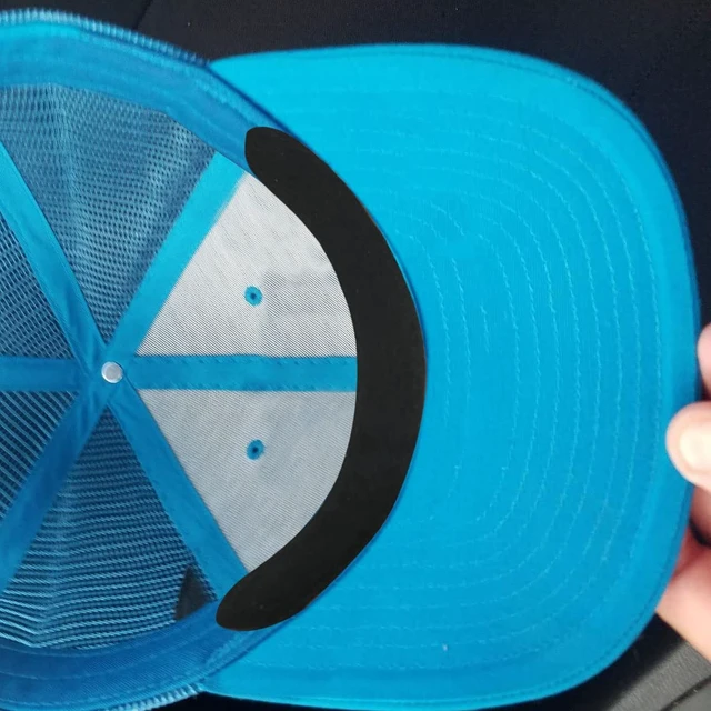 Alt view image 6 of 7 - 20Pcs Tape Caps Sweatband Hat Liner Absorbent Sweat Pad for Skin Friendly Absorbent Sweat White