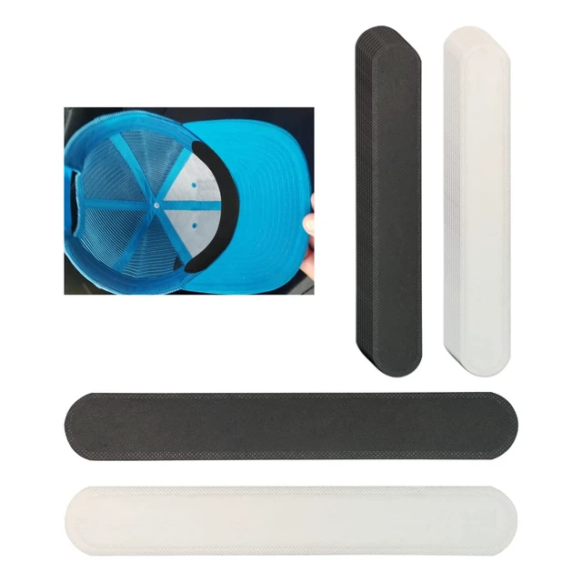 Alt view image 7 of 7 - 20Pcs Tape Caps Sweatband Hat Liner Absorbent Sweat Pad for Skin Friendly Absorbent Sweat White