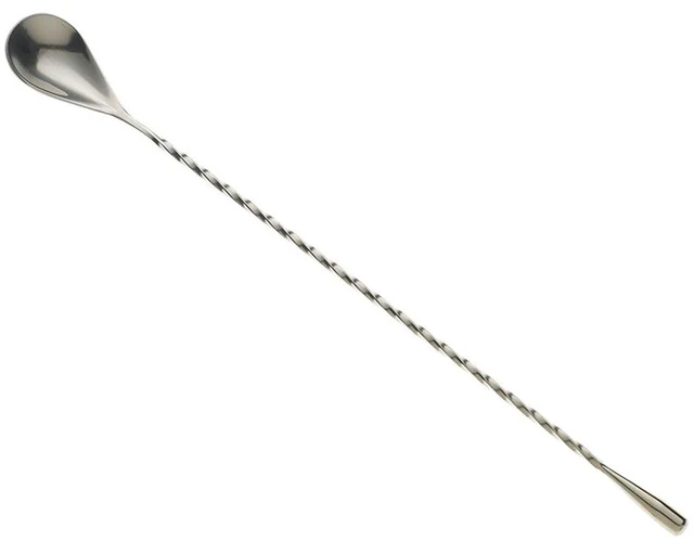 Main image of Teardrop Bar Spoon, End 11 13/16" (30 cm), Stainless Steel