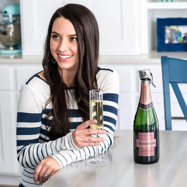 Alt view image 5 of 6 - Champagne Stoppers - WAF Patented Seal - Made in Italy | Fits 750ml Bottles, No Pressure Pump Needed, Keeps Bubbles Fresh 3-5 Days, BPA Free, Easy-Lock Stainless Steel Clip