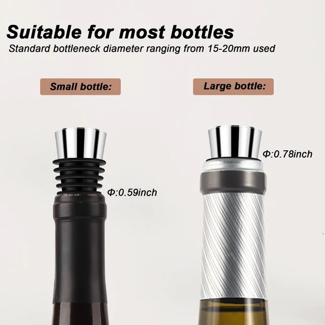 Alt view image 5 of 7 - Wine Stopper 20 Pack, Reusable Decorative Bottle Stoppers | Wine Stoppers for Kitchen, Bar, Gifts, Holiday Party, Wedding