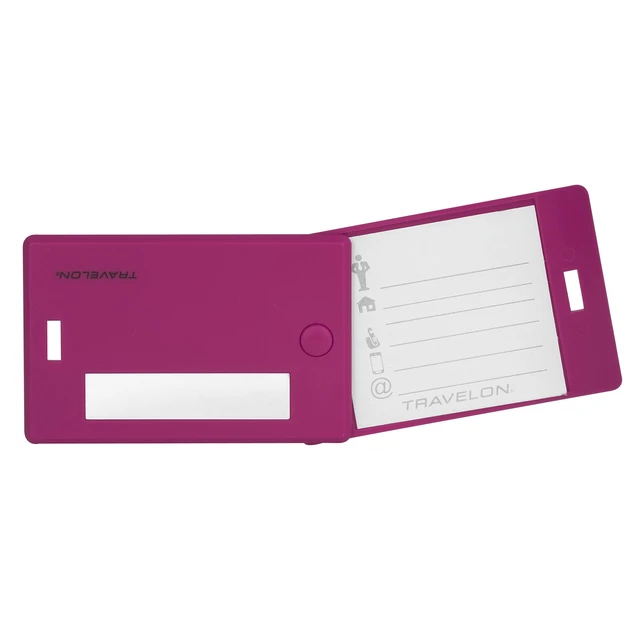 Alt view image 2 of 2 - Travelon Set Of 4 Assorted Color Luggage Tags Luggage Tags, Assorted