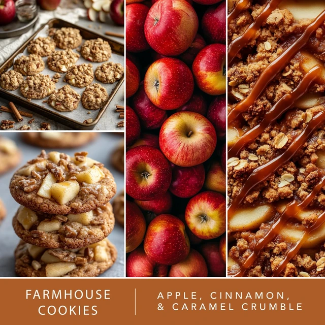 Alt view image 5 of 7 - Fall Wax Melts Home Sweet Home 4pk Long Lasting, Strong Scent Melts for Warmers, Includes Cuddle Up, Cinnamon Apples, Salted Caramel Butter Cream & Farmhouse Cookies, 10oz (24 Cubes)