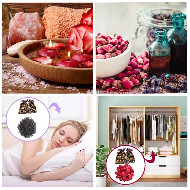 Alt view image 5 of 7 - 9 Bags Dried Flowers,100% Natural Dried Flowers Herbs Kit for Soap Making, DIY Candle Making,Bath - Include Rose Petals,Lavender,Don't Forget Me,Lilium,Jasmine,Rosebudsand More