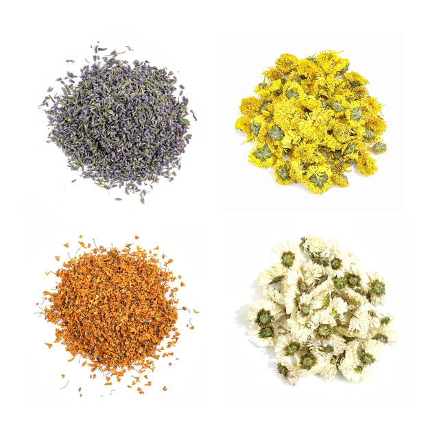 Alt view image 2 of 3 - Dried Flower and Fruit Kit for DIY Crafts | Real dried flowers, petals and orange add natural color and texture to soap, candles, bath salts, resin, potpourri and gifts.