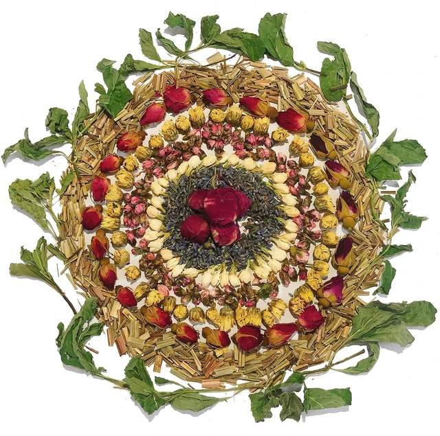 Alt view image 4 of 4 - 8 Bags Dried Flowers Herbs Set for DIY Craft Making Supplies | Natural Rose Buds,Lavender,Chamomile,Jasmine,Peony,etc. Suitable for Soap,Lip Gloss,Floral Arrangement Decorations.