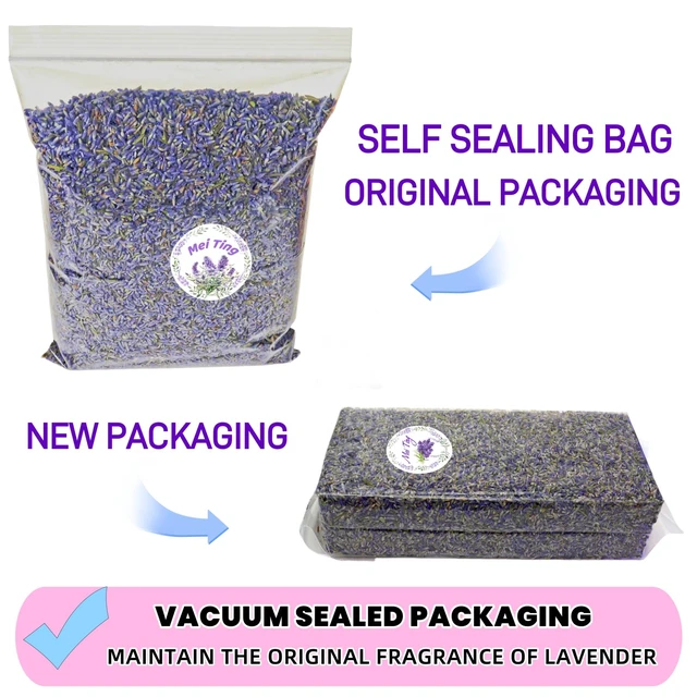 Alt view image 2 of 7 - Dried Lavender Flowers 7oz (200g), Calming Natural Lavender Buds for Bath Soaks DIY Soap Crafts Home Sachets Wedding Confetti, Long-Lasting Floral Petals