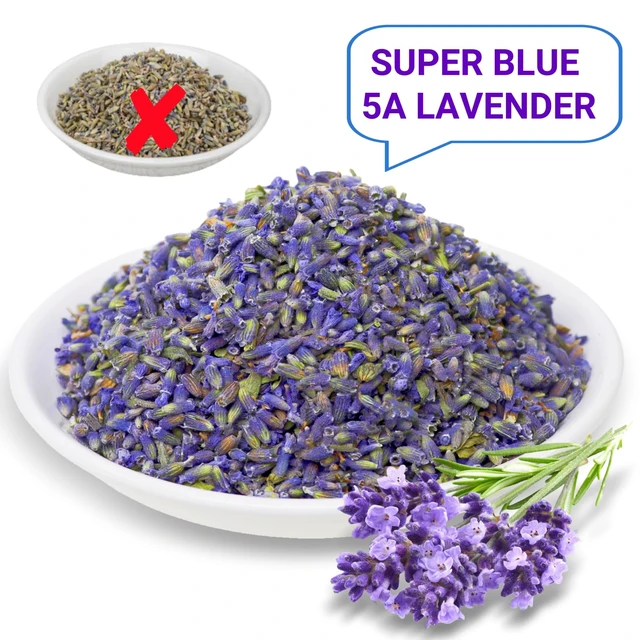 Alt view image 3 of 7 - Dried Lavender Flowers 7oz (200g), Calming Natural Lavender Buds for Bath Soaks DIY Soap Crafts Home Sachets Wedding Confetti, Long-Lasting Floral Petals