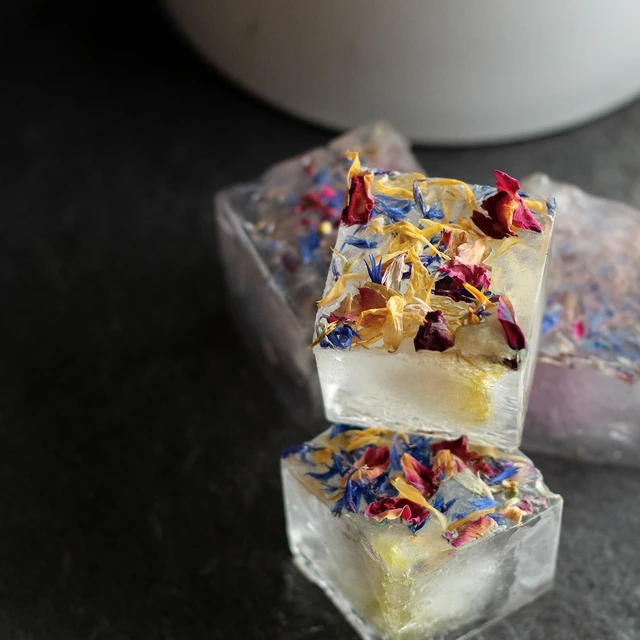 Alt view image 4 of 7 - Naturals Brilliant Flower Petal Blend - Edible blend of calendula, blue cornflower and rose petals, all natural, food-grade, dried floral mix for baking, cocktails & garnish, Packaged in the USA