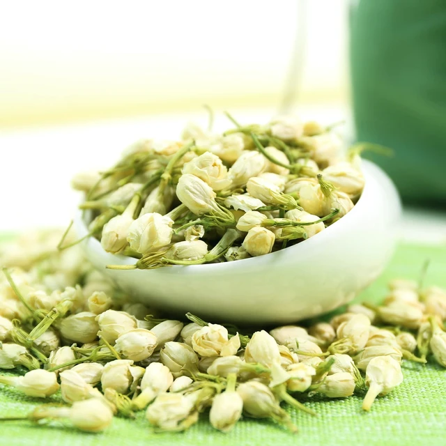 Alt view image 2 of 6 - Jasmine Flowers, 3oz/85g, Whole Dried Flower Buds | Edible jasmine whole flower buds, Non-GMO and caffeine-free, with natural floral aroma for tea and soothing infusions