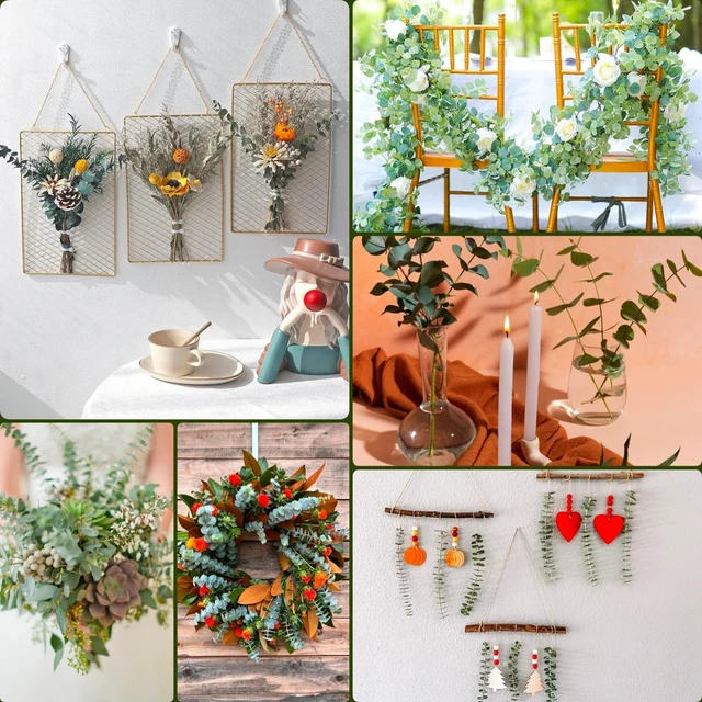 Alt view image 5 of 7 - 11 PCS Real Dried Eucalyptus Stem for Shower & Bathroom Decor | Shower Eucalyptus, Preserved Real Natural Eucalyptus Stems, 100% Made from Fresh Eucalyptus, Wedding, DIY, Vase, Fragrance